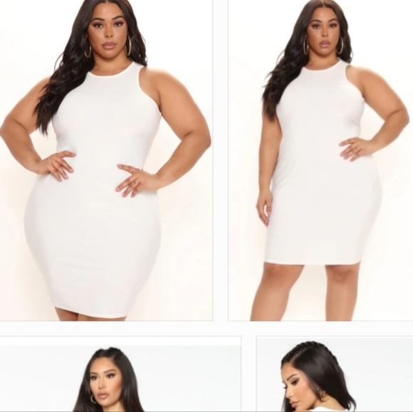 Fashion Nova Dresses & Skirts - FASHIONNOVA White Dress- Brand New Size 1X
